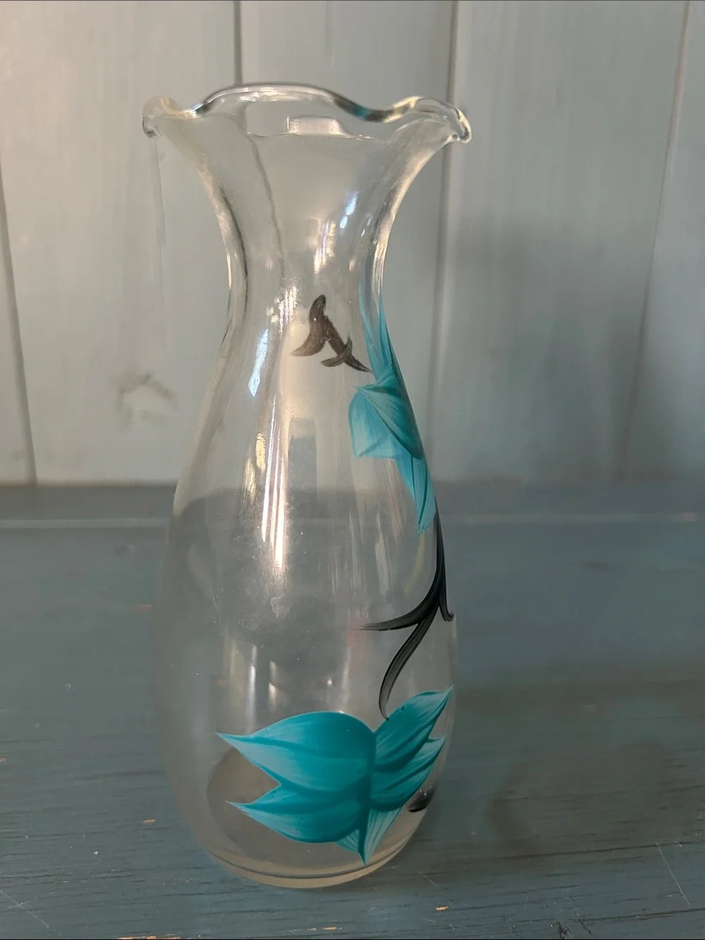 Anchor Hocking hand painted